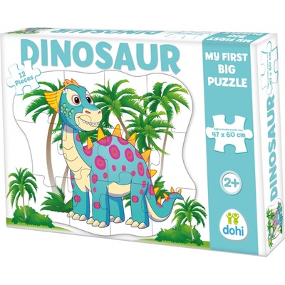 DOHÁNY Podlahové obrysové Dinosaurus 12 dílků