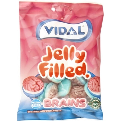 Vidal Brains plněné želé mozky 90 g