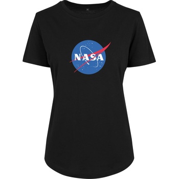 MERCHCODE Дамска тениска в черен цвят Merchcode Ladies NASA Insignia Fit Tee black UB-MT1546-00007 - Черен, размер M
