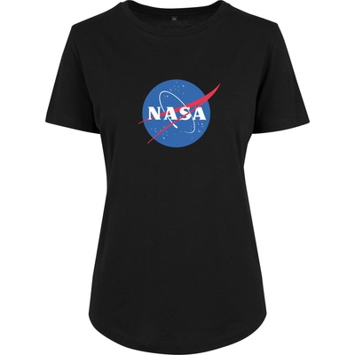 MERCHCODE Дамска тениска в черен цвят Merchcode Ladies NASA Insignia Fit Tee black UB-MT1546-00007 - Черен, размер M