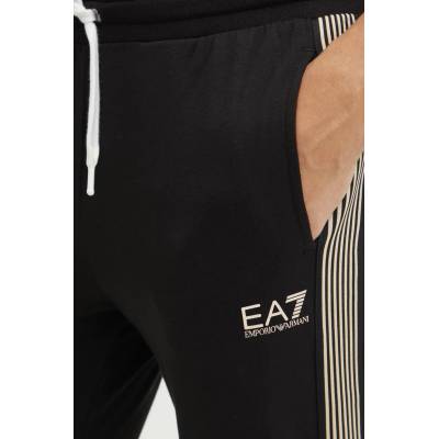 Спортен панталон EA7 Emporio Armani в черно с десен PJ9FZ. 6DPP69 (PJ9FZ.6DPP69.0200)