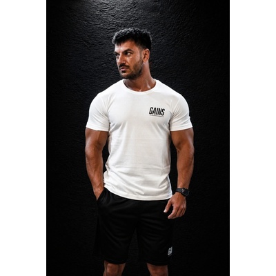 Gains Pánske fitness šortky Gains Čierne