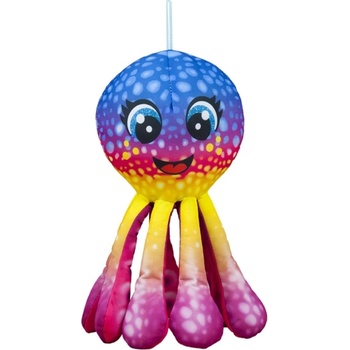 Амек Тойс Плюшена играчка Амек Тойс - Цветен октопод, син, 25 сm (041209-2)