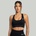GymBeam STRIX Безшевен спортен сутиен Black L