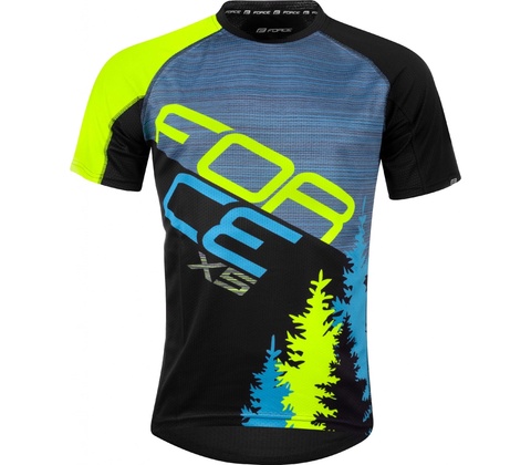 Force MTB X5 modro-fluo