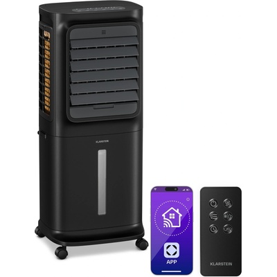 Klarstein Breezcube интелигентен охладител за въздух с водно охлаждане | 340 м³/ч | 10 л | 30 м2 | 3 режима | 50 W ()