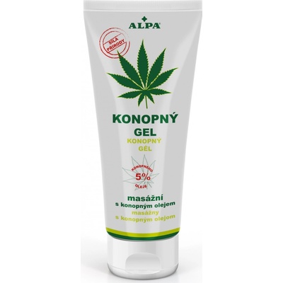 Alpa konopný masážny gél 100 ml