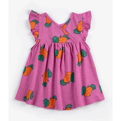 Bobo Choses Бебешка памучна рокля Bobo Choses Tangerine (126AB087)