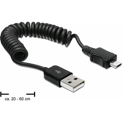 Gembird CC-MUSB2C-AMBM-0.6M micro USB 2.0, 0,6m, černý