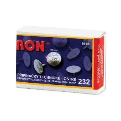 Připínáčky RON 232 technické průměr 10 mm 50 ks v balení – Zboží Dáma