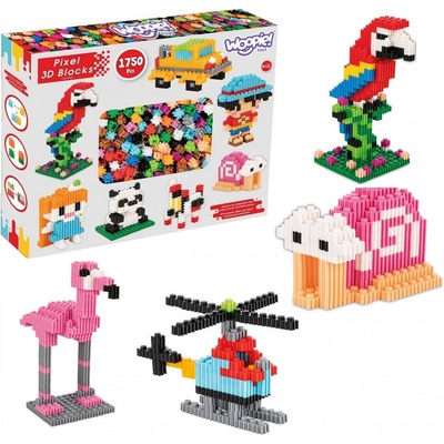 Woopie 3D PIXEL stavební cihly 1750 ks