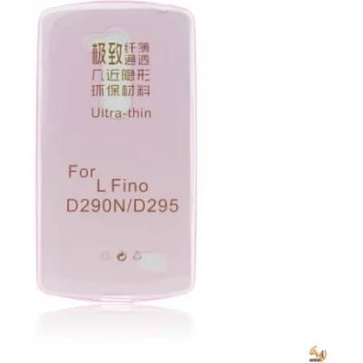 LG Силиконов калъф за LG L Fino 0.3мм розов