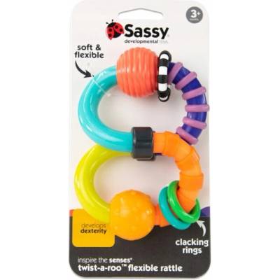 Sassy Baby Chrastítko Twist-a-roo 3 m
