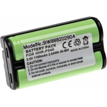 VHBW Батерия за Panasonic KX-TG1000N / KX-TG1050N / KX-TGA100N, 1100 mAh (888202904)