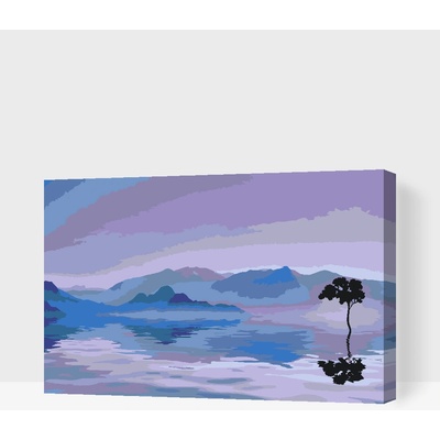 Vymalujsisam Malování podle čísel Strom v jezeře