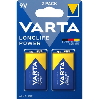 VARTA Longl. Pow. 9V 2ks 4922121412