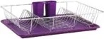 Muhler Сушилник за съдове Muhler MR-4831CR 48x31x10cm, лилав (MR-4831CR)