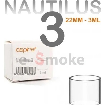Nautilus 3 pyrex telo 22mm - 3ml