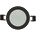 UltraLux Led СТЪКЛЕН ПАНЕЛ ЗА ВГРАЖДАНЕ, КРЪГ, 6w, 4200k, 220-240v ac, ip44, (lprg642bl)