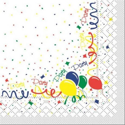 Mank Party papierové servítky 33x33cm 3V 100ks