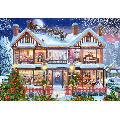 Bluebird Puzzle - Puzzle Christmas House - 1 000 piese