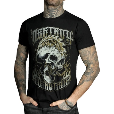 HYRAW Мъжка тениска HYRAW - Graphic - DESTROY - SS21-M14-TSH