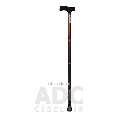 FAZZINI PALICA skladacia odľahčená hnedá, nastaviteľná (82-92 cm) 1x1 ks