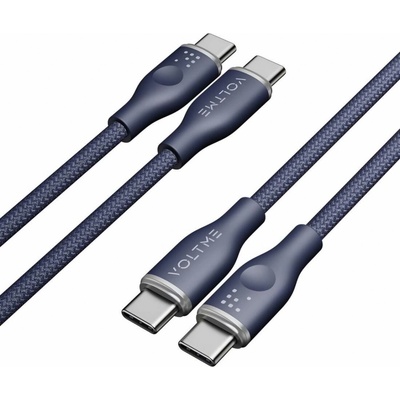 Voltme C2050 Powerlink Rugg USB-C/ USB-C, 1m, modrý