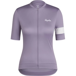 Rapha Фланелка с къс ръкав за колоездене Rapha Women's Core Jersey Cycling jersey - Lilac Grey / White - размер XS (156-2650-1711)