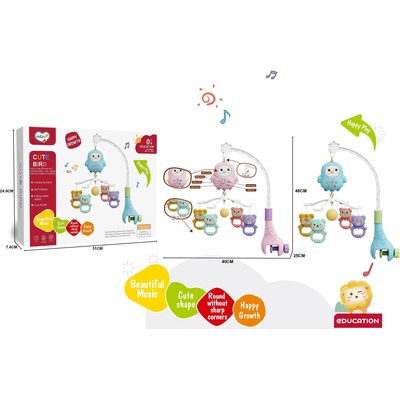 Babyhome Въртележка за легло птички 686324b (686324b)