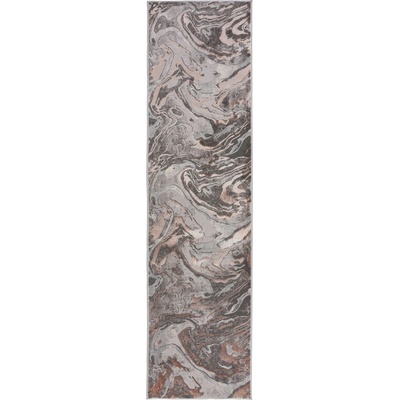 Flair Rugs Сива/бежова пътека 60x230 cm Marbled - Flair Rugs (503119371421)