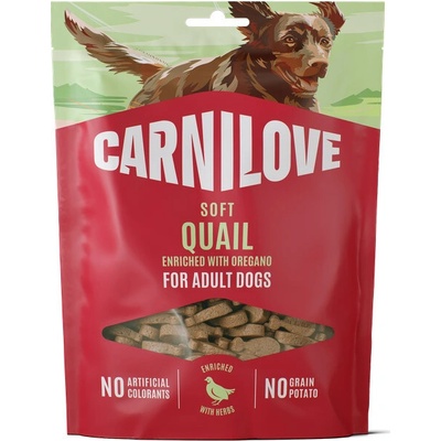 Carnilove Dog Soft Snack Quail+Oregano 200 g