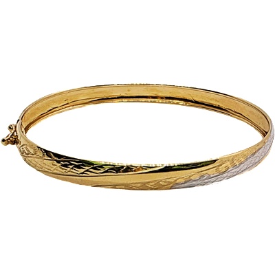 VipGold Златна дамска твърда гривна 4.52 гр (grt020)