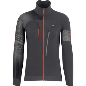 Karpos Мъжко поларено яке Karpos Alagna 2.0 Jacket Fleece jacket - Woodl. Gray / Smoked / Fire - размер XXL (005-7558-0115)