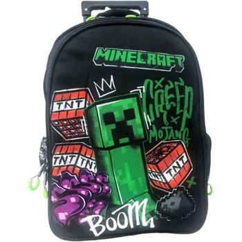 UWEAR Ученическа раница на колела minecraft metro art