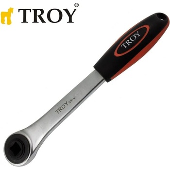 Image 1 of TROY Реверсивна тресчотка с падащ квадрат / Troy 26158 / (T 26158)