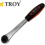 TROY Реверсивна тресчотка с падащ квадрат / Troy 26158 / (T 26158)
