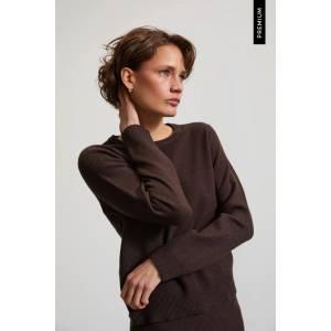 Moodo Гладък кафяв суитшърт Moodo Moodo | Kafyav | ЖЕНИ | XS - zoot - 138,84 лв