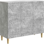 vidaXL Служебен шкаф Бетонно сиво 89 x 34, 5 x 80 см (895108)