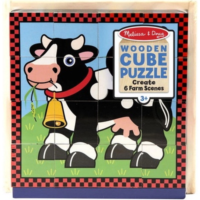 Melissa & Doug obrázkové kocky Farma 4x4