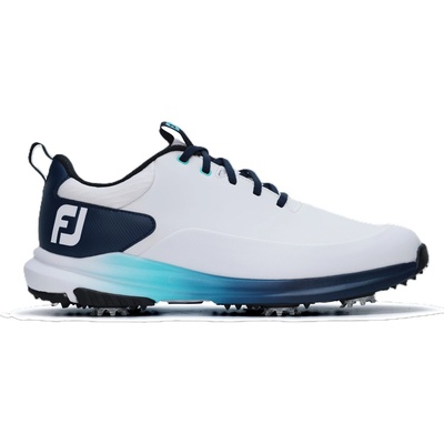 FootJoy Голф обувки FootJoy Men's Tour Rival Spiked Golf Shoes - Wht/Nvy/Blue