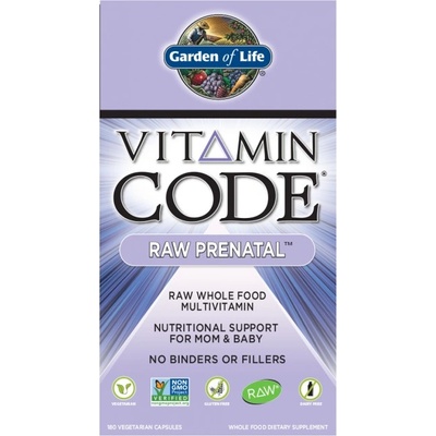 Garden of Life Vitamin Code / RAW Prenatal [180 капсули]