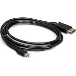 Delock Mini DisplayPort-Displayport Converter 1.8m 82438