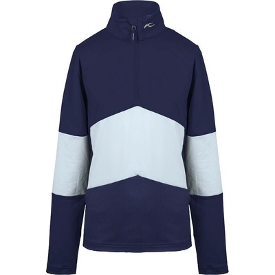 Kjus Girls Julie Midlayer Half-Zip Jr. Atlanta Blue/Icy Blue