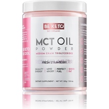 BeKeto MCT olej prášek 300 g Jahody