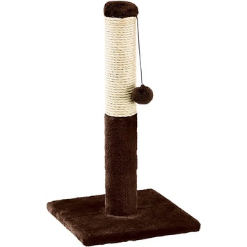 Ferplast PA 4014 - Катерушка за котки с драскалка и топче за игра, 29/ 29/ 53hсм