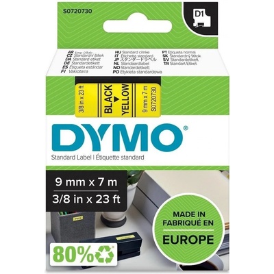 Dymo D1 40918 9 mm žltá / čierna tlač 7 m S0720730
