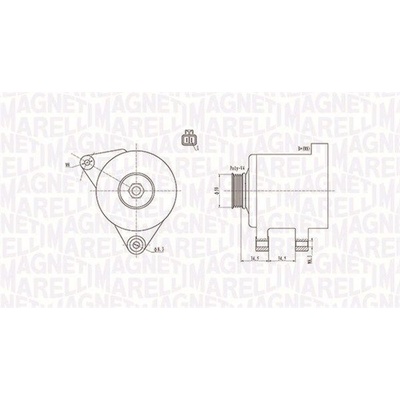 Generátor MAGNETI MARELLI 063731789010