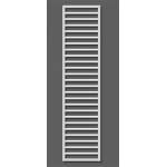 Zehnder Subway - Баня радиатор 184x45 см, прав, централно свързване 5 см, хром SUBC-180-045 (SUBC-180-045)