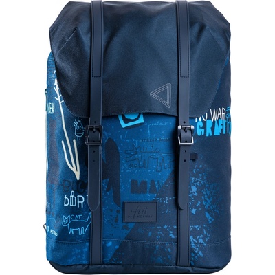 Frii Of Norway Taška Retro Blue Grafitti 30 l